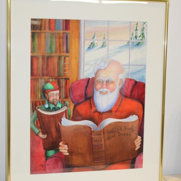 Gelseichter Orginal"Checking the Good Deeds." Fine - Picture 6 of 6